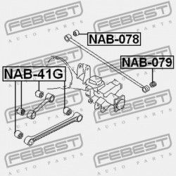 HÁTSÓ HOSSZANTI RÚDPERSELY NISSAN TERRANO2 R20 1993.02-2006.12 EL 55045-41G00
