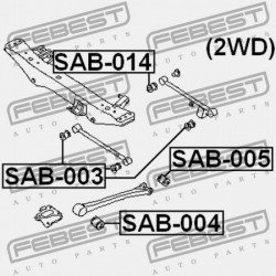 VEZÉRLŐKAR PERSELY HÁTSÓ KERESZTIRÁNYÚ SUBARU IMPREZA G11 2000.02-2007.04 JP 20251-AA000