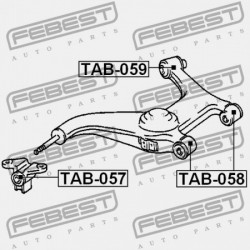 HÁTSÓ LENGŐKAR PERSELY TOYOTA ESTIMA TCR1,2 1990.05-1999.12 JP 48704-28021