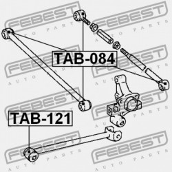 HÁTSÓ VEZÉRLŐKAR PERSELY TOYOTA CAMRY/VISTA SV3,VZV3,CV30 1990.07-1994.06 JP 48725-12290