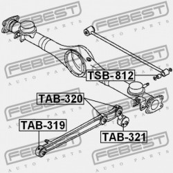HÁTSÓ NYAKRÚD PERSELY TOYOTA DUET M100A,M101A,M110A,M111A 1998.09-2004.05 JP 48710-97402