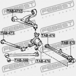 HÁTSÓ FELSŐ LENGŐKAR PERSELY TOYOTA CROWN/CROWN MAJESTA GS151,JZS15,LS151,UZS15 1995.08-2 48770-30020
