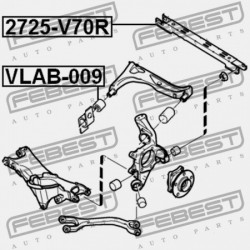 HÁTSÓ FELSŐ VEZÉRLŐKAR PERSELY VOLVO XC90 2003- 31277899