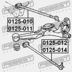 BAL HÁTSÓ NYAKKENDŐ RÚD TOYOTA RAV4 SXA1 1994.04-2000.05 JP 48790-42010