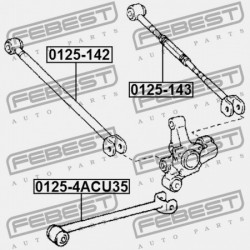 HÁTSÓ KERESZTIRÁNYÚ ÁLLÍTHATÓ RÚD TOYOTA CAMRY (JPP) ACV30,MCV3 2001.07-2006.01 US 48730-48070