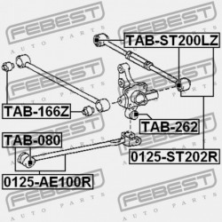 HÁTSÓ KERESZTIRÁNYÚ ÁLLÍTHATÓ RÚD TOYOTA CELICA ST20 1993.09-1999.08 JP 48730-20210