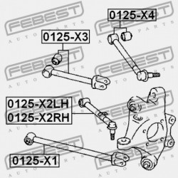 HÁTSÓ KERESZTIRÁNYÚ FELSŐ RÚD TOYOTA CROWN/MAJESTA GRS18,UZS18 2003.12-2008.12 JP 48790-30100