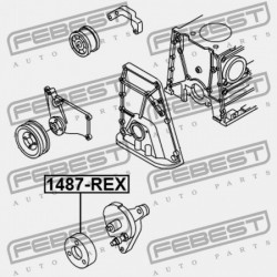 SSANG YONG REXTON FESZÍTŐ SZÍJTÁRCSA 2001-2013 1622003070