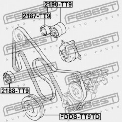 FESZÍTŐ SZÍJTÁRCSA FORD TRANSIT TT9 2006-2013 EU 1445915