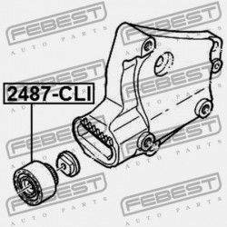 FESZÍTŐ SZÍJTÁRCSA RENAULT SANDERO 2008-2015 8201008780