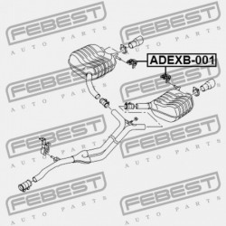 KIPUFOGÓTARTÓ PÁRNA AUDI A5/S5 COU.SPORT. 2008- CA 8K0253144M