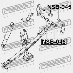 HÁTSÓ RUGÓPERSELY NISSAN FRONTIER D40 2004.10- US 55046-EB000