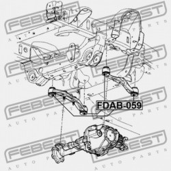 CADILLAC ESCALADE (4WD) 1997- EU DIFFERENCIÁLMŰ TARTÓ PERSELYE 15201933