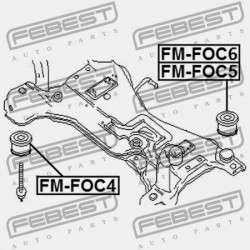 ELSŐ VÁZPERSELY FORD FOCUS CB4 2008-2011 EU 1355621