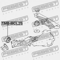 DIFFERENCIÁLMŰ TARTÓ PERSELY TOYOTA ALPHARD G/V ANH1,MNH1 2002.05-2008.04 JP 52380-45030