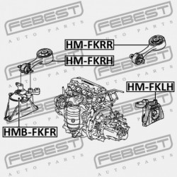 ELSŐ MOTORPÁRNA PERSELY (H HONDA CIVIC FK2 2009-2013 GN) 50820-SMG-E04