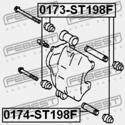ELSŐ FÉKNYEREG VEZETŐ PERSELY TOYOTA COROLLA SED/CP/WG AE10,CE100,EE10 1991.08-2001.11 GR 47769-12030