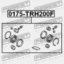JAVÍTÓKÉSZLET, ELSŐ FÉKNYEREG TOYOTA HIACE FURGON,COMMUTER LH1,RZH10,11,125,135,15 1989.08-20 04478-26030
