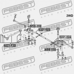 KORMÁNYRÚDVÉG JOBBRA NISSAN ATLAS/ATLAS/CONDOR F23 1992.01-2007.06 JP 48521-2T025