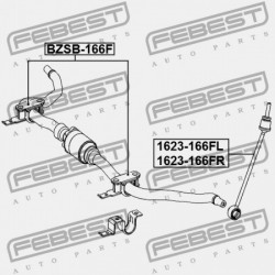 ELSŐ STABILIZÁTOR PERSELY (KÉSZLET) MERCEDES BENZ ML-OSZTÁLY 166 2011- A1663231465