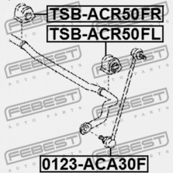 ELSŐ STABILIZÁTOR PERSELY JOBB TOYOTA ALPHARD/VELLFIRE/HV ANH2,ATH20,GGH2 2008.04- JP 48815-28190