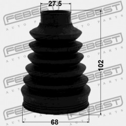 AUDI A3/S3/SPORTB./LIM./QU 2004-2013 RDW BELSŐ CSUKLÓVÉDŐ 5N0498201