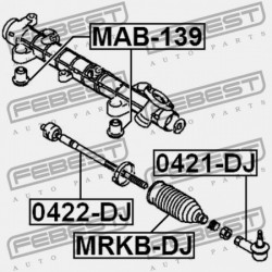 KORMÁNYRÚD PERSELYE. MITSUBISHI GALANT DJ1,3A 2003.11- MEXICO/MMNA MN101259