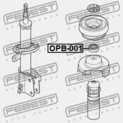 ELSŐ LENGÉSCSILLAPÍTÓ TARTÓCSAPÁGY OPEL VIVARO 2001-2014 4408056