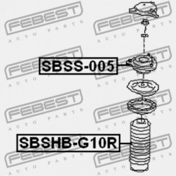 HÁTSÓ LENGÉSCSILLAPÍTÓ TARTÓ SUBARU IMPREZA G10 1992.05-2002.03 EL 20370-FA200
