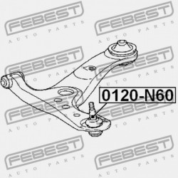 CSAP, ELSŐ ALSÓ VEZÉRLŐKAR TOYOTA ISIS ANM1,ZGM1,ZNM10 2004.09- JP 48068-29235