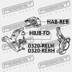ELSŐ LENGŐKAR CSAVAR JOBB ALSÓ JOBB HONDA CR-V RE7 2008-2011 EU 51220-SWA-A01