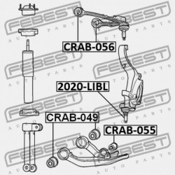 ELSŐ ALSÓ VEZÉRLŐKAR PERSELY JEEP GRAND CHEROKEE III 2004-2010 52088746AA
