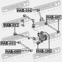 HONDA ACCORD CL9 2003-2008 EU HÁTSÓ CSUKLÓPERSELY HONDA ACCORD CL9 2003-2008 EU 52210-SEA-E03