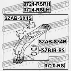 ELSŐ LENGŐKAR HÁTSÓ PERSELY SUZUKI SX4 RW415/RW416/RW419/RW420 2006-2013 45201-79J00