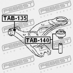 ELSŐ LENGŐKAR HÁTSÓ PERSELY TOYOTA CALDINA AT191,CT19,ET196,ST19 1992.11-2002.06 JP 48655-20140
