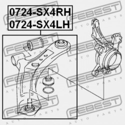 BAL ELSŐ FELSŐ KORMÁNYÖSSZEKÖTŐ SUZUKI SX4 RW415/RW416/RW419/RW420 2006-2013 45202-54L20