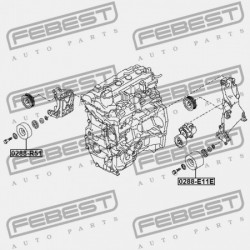 NISSAN PATHFINDER R51M ROLLER 2005.01-2014.11 EL 11927-ED320