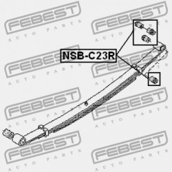 HÁTSÓ RUGÓPERSELY NISSAN SERENA C23 1991.06-1999.06 JP 55046-7C903