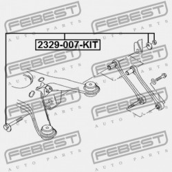 EXCENTRIKUS CSAVAR JAVÍTÓ KÉSZLET AUDI A6 1998-2005 MEX WHT001973