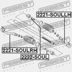 KORMÁNYRÚD HYUNDAI IX20 11 (CSEH GYÁR-EUR) (2011-2015) EUR 56540-2K000