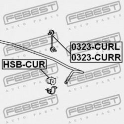 HÁTSÓ STABILIZÁTOR PERSELY HONDA ACCORD CP2 2008-2011 US 52306-TA1-A02