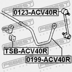 HÁTSÓ STABILIZÁTOR PERSELY TOYOTA COROLLA SED/CP/WG AE10,CE100,EE10 1991.08-2001.11 GR 48818-12170