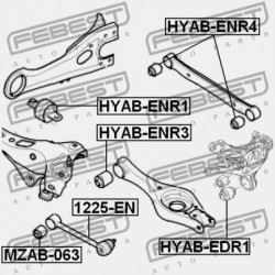 HÁTSÓ NYERGES RÚD PERSELY HYUNDAI I30/I30CW 07 (2007-) EUR 55118-1D000