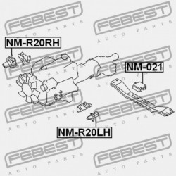 HÁTSÓ MOTORPÁRNA NISSAN TERRANO2 R20 1993.02-2006.12 EL 11320-7F000