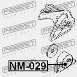 HÁTSÓ MOTORPÁRNA NISSAN WINGROAD/AD Y11 1999.05-2008.10 JP 11320-4M400