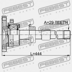 JOBB FÉLTENGELY NISSAN X-TRAIL T30 2004.03-2006.12 CA 38230-8H710