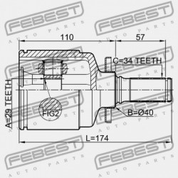 BAL BELSŐ CSUKLÓ CHEVROLET OPTRA 2004-2007 CAN 96489848
