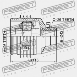 JOBB BELSŐ CSUKLÓ HYUNDAI SONATA 02 (2002-) GENERÁCIÓ 49501-26560