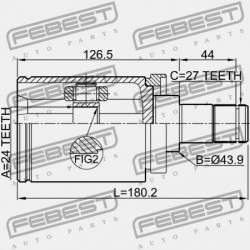 BAL OLDALI BELSŐ CSUKLÓ BMW 5 E60 2001-2009 ECE 31607570275