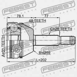 KÜLSŐ CSUKLÓ FORD TRANSIT TT9 2006-2013 EU 1520498